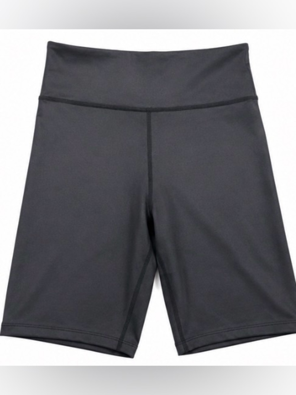 Abercrombie & Fitch Black High-Waist Bike Shorts